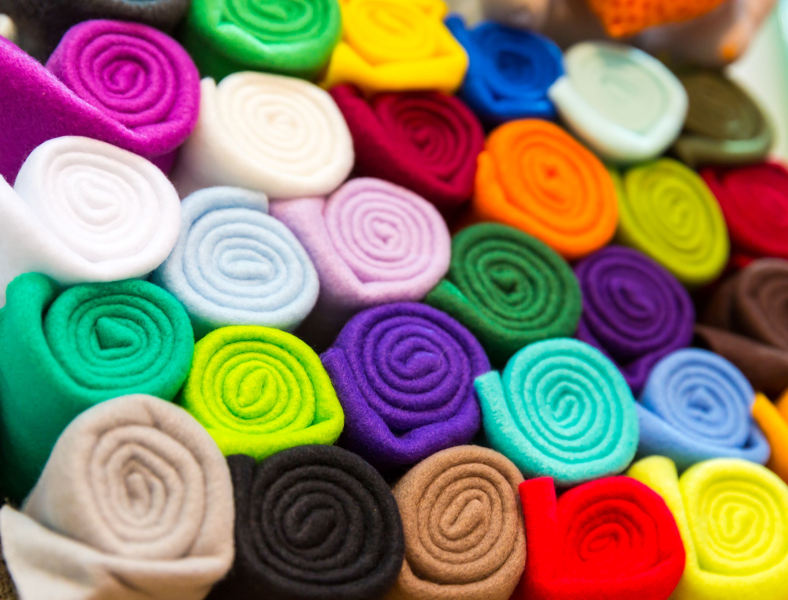 colorful towels rolled into a tube closeup 2024 11 30 20 00 11 utc