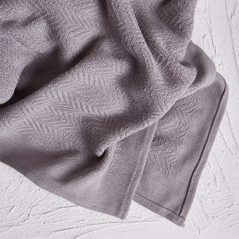 Cotton Chevron Blanket