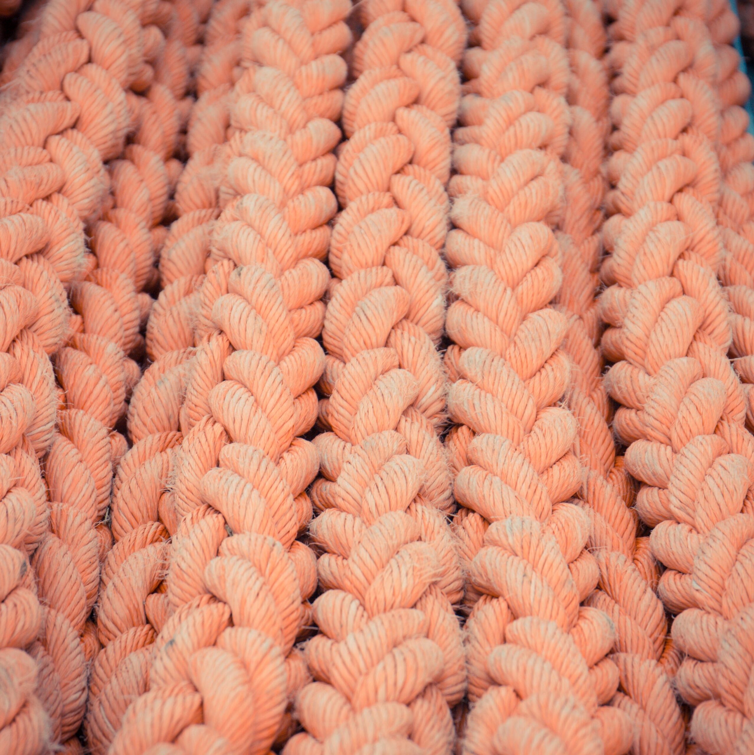 closeup of red thick ropes on sailboat or ship 2024 10 20 12 28 35 utc