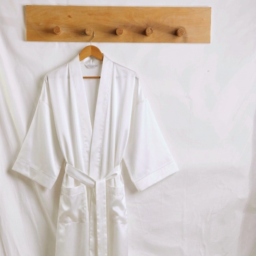 Egyptian Cotton Gown Closeup